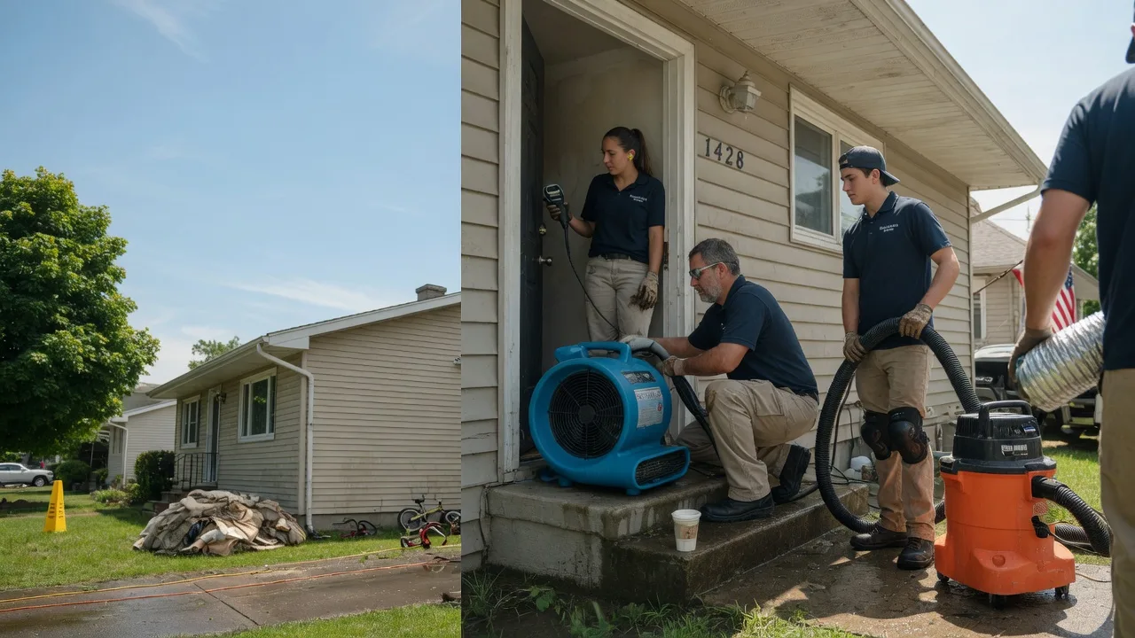 Water Damage Restoration in Commercial Point, OH near me